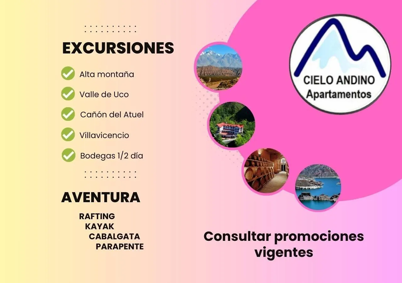 Apartamento Cielo Andino Tempranillo Con 2 Cocheras Centro Mendoza